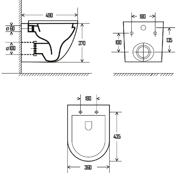 Инсталляция с унитазом AQUAme AQM42002PRO